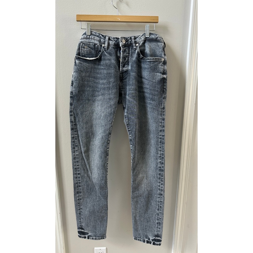 Scotch & Soda Amsterdams Blauw Slim Fit Grey Faded Denim Jeans Mens 32x32